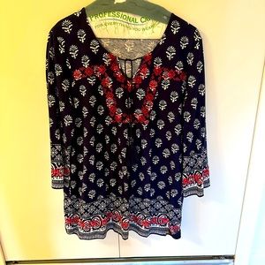 NWOT peasant top by Orvis